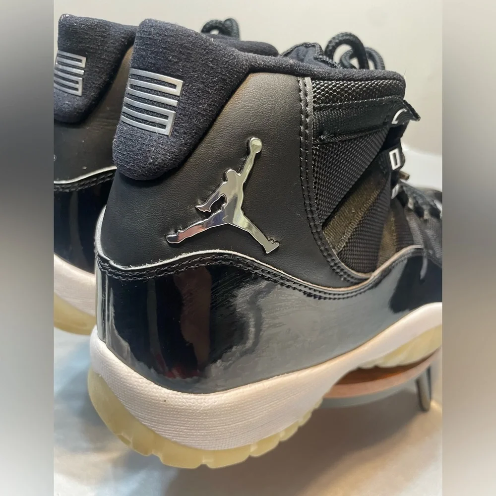 JORDAN 11 RETRO JUBILEE 25TH ANNIVERSARY Bubba gum bottom men 10.5 sneaker shoe - Picture 9 of 17